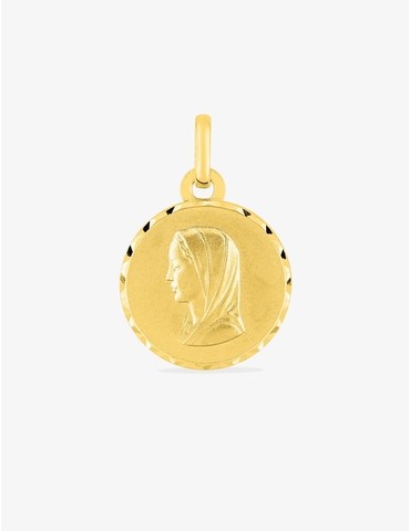 Médaille en plaqué or Vierge