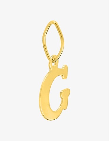 Pendentif lettre G en or...