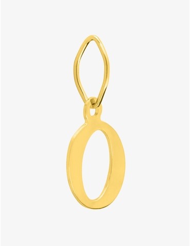 Pendentif lettre O en or...