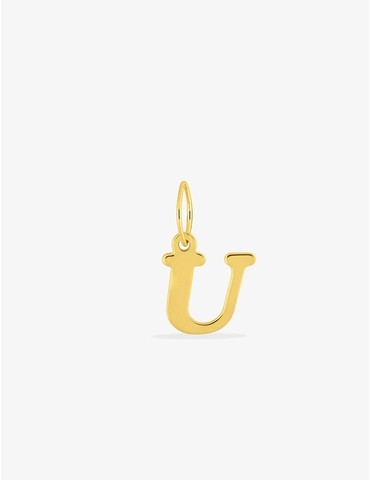 Pendentif lettre U en or...
