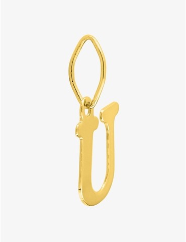 Pendentif lettre U en or...