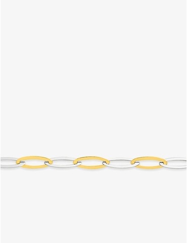 Bracelet chaîne alternée or...