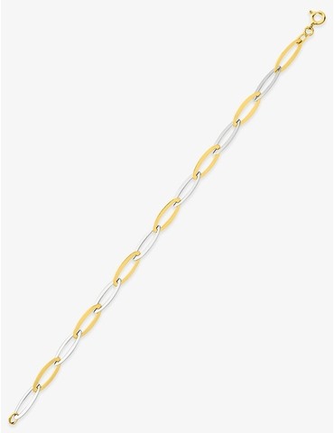 Bracelet chaîne alternée or...