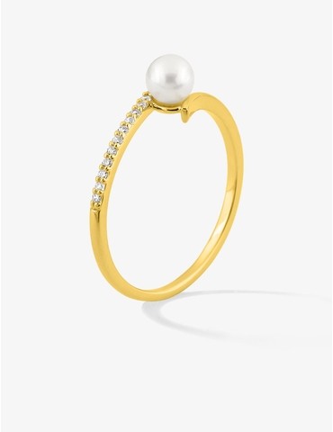 Bague or 750 ‰ jaune avec...
