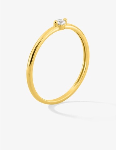 Bague or 750 ‰ jaune avec...