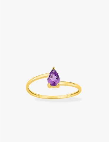 Bague or 750 ‰ jaune avec...