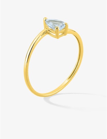 Bague or 750 ‰ jaune avec...