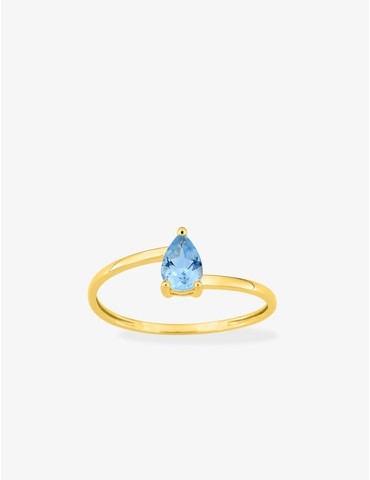 Bague or 750 ‰ jaune avec...