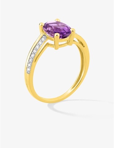 Bague or 750 ‰ jaune et...