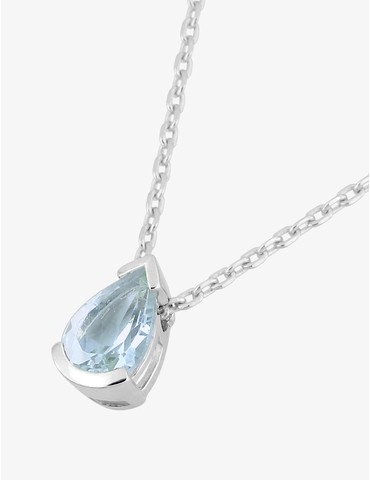 Collier or 750 ‰ blanc avec...