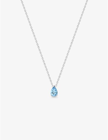 Collier or 750 ‰ blanc avec...