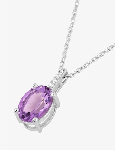 Collier or 750 ‰ blanc...