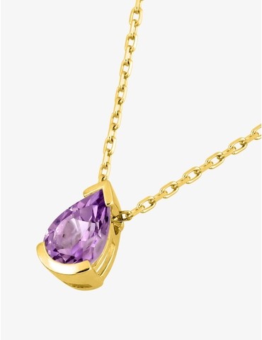 Collier or 375 ‰ jaune avec...