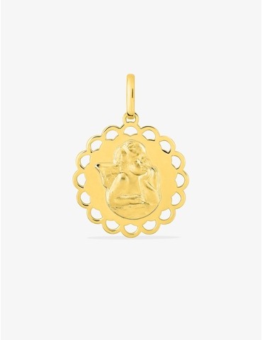 Médaille or 375 ‰ jaune...