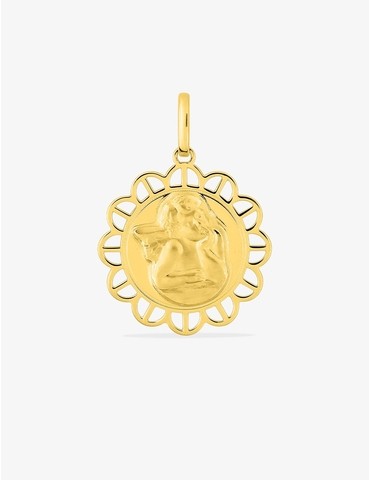 Médaille or 375 ‰ jaune...