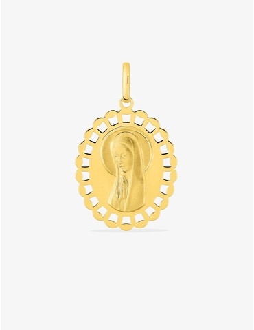 Médaille or 375 ‰ jaune...
