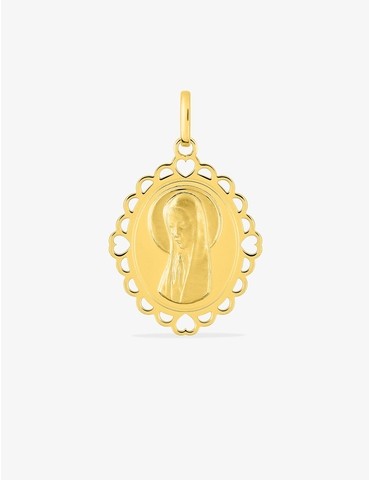 Médaille or 375 ‰ jaune...