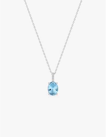 Collier or 375 ‰ blanc...