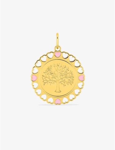 Pendentif or 375 ‰ jaune...