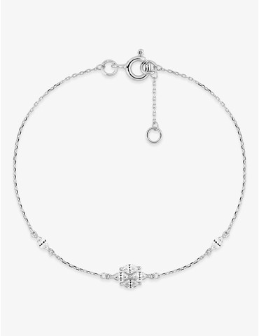 Bracelet en or 375 ‰ blanc...