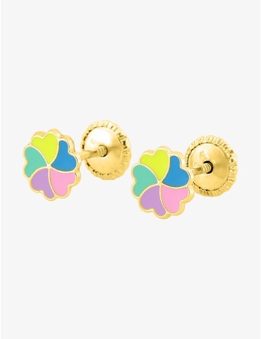 Boucles d'oreilles clou or...