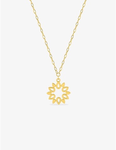 Collier or 750 ‰ jaune cœur...