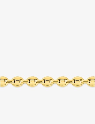 Bracelet acier doré maille...