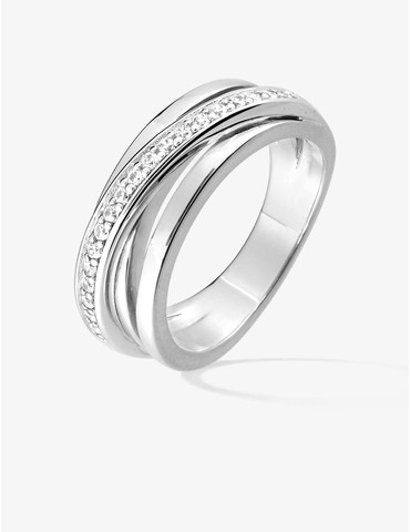 Bague argent 925 ‰ rhodié...