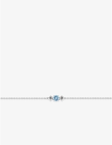 Bracelet or blanc 375 ‰...