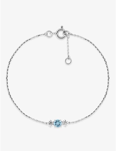 Bracelet or blanc 375 ‰...