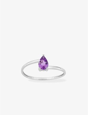 Bague or blanc 375 ‰...