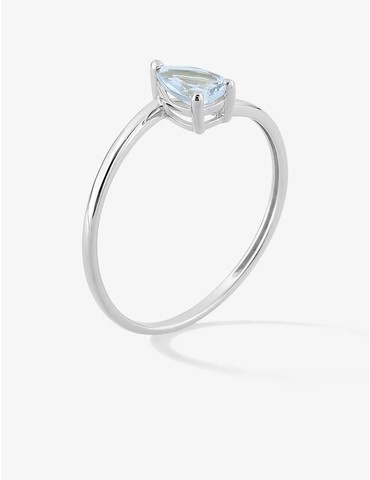 Bague or blanc 375 ‰...