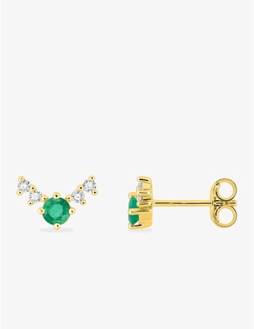 Boucles d'oreilles clous or...