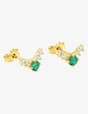 Boucles d'oreilles clous or...