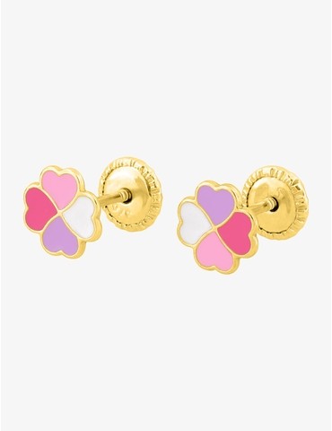 Boucles d'oreilles clous or...
