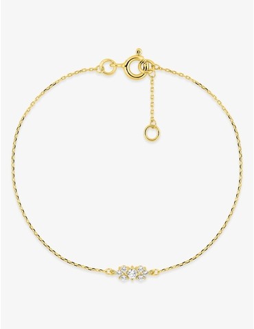 Bracelet or jaune 375 ‰...