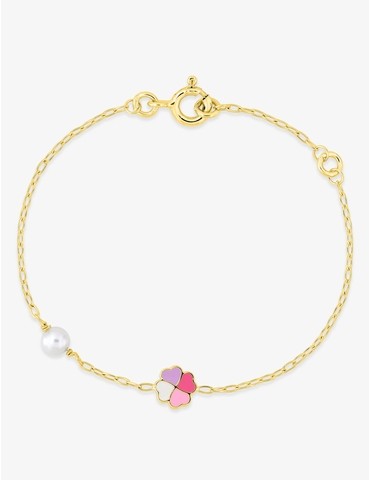 Bracelet bébé or jaune 375...