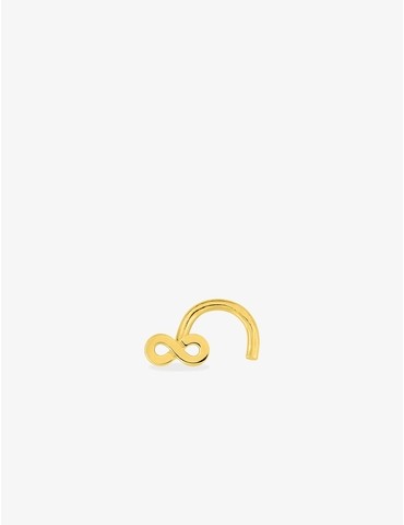 Piercing de nez or jaune...