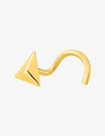 Piercing de nez or jaune...