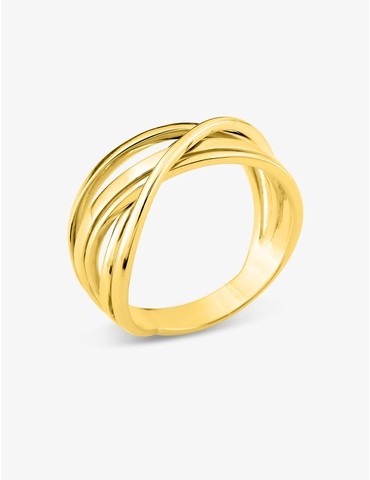 Bague fantaisie or 750 ‰ jaune