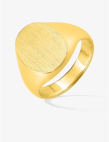 Chevalière or 750 ‰ jaune