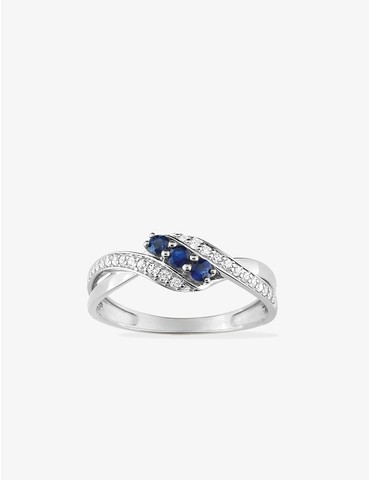 Bague trilogie or 375 ‰...
