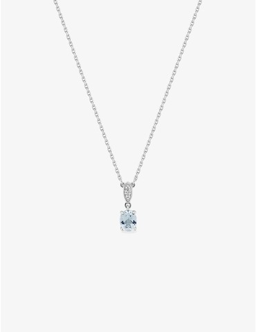 Collier or 750 ‰ blanc avec...