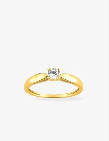 Bague type solitaire...