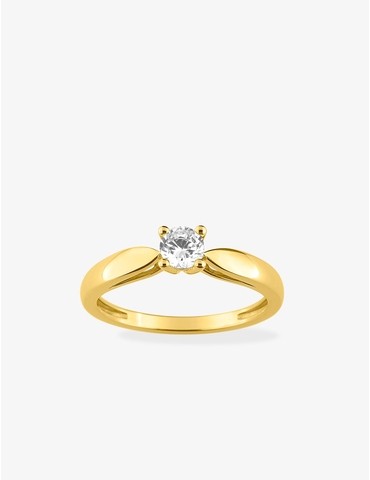 Bague type solitaire...