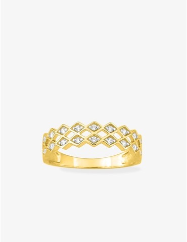Bague en or jaune 750‰...