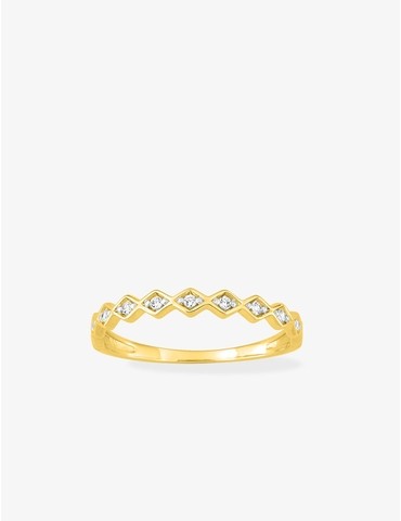 Bague en or jaune 750‰...