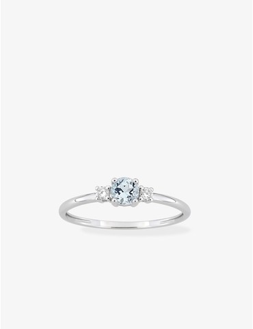 Bague en or blanc 750‰...