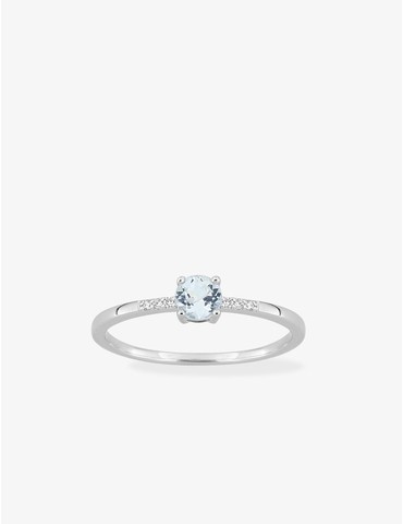 Bague solitaire fine en or...