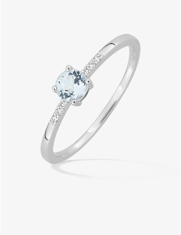 Bague solitaire fine en or...